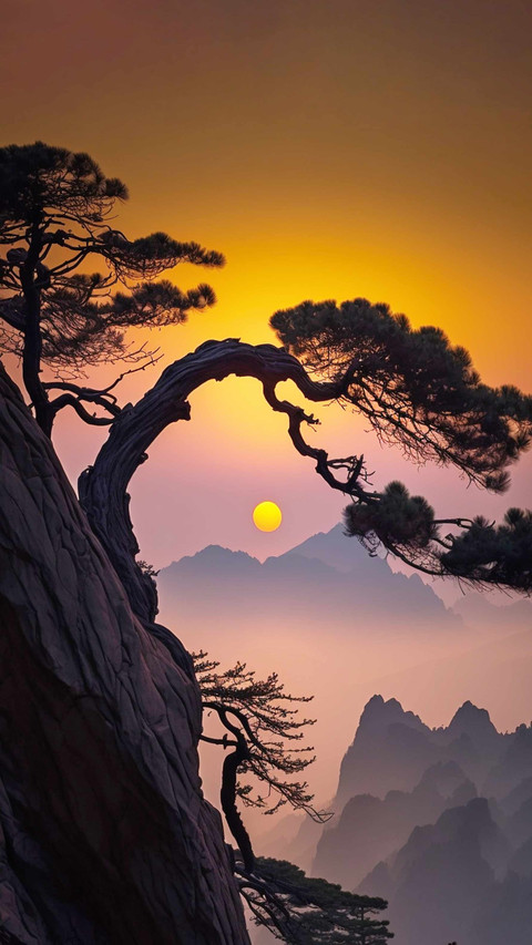 Why is mount huangshan deified screenshot