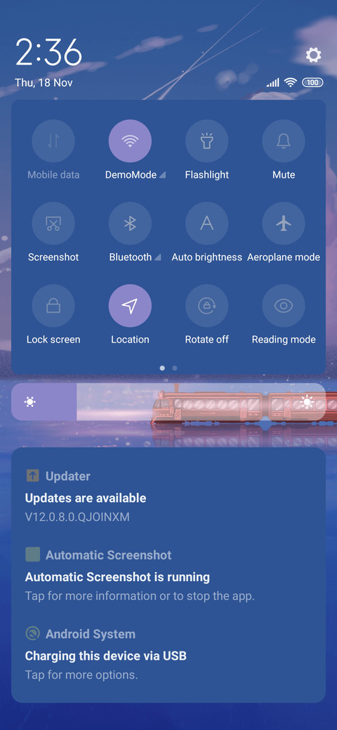 Light trip screenshot