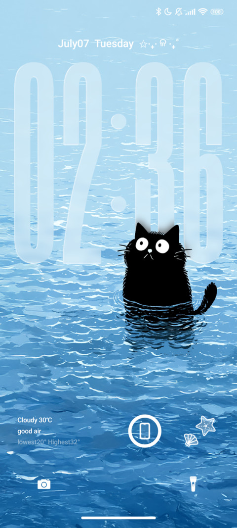 Swimming Cat screenshot