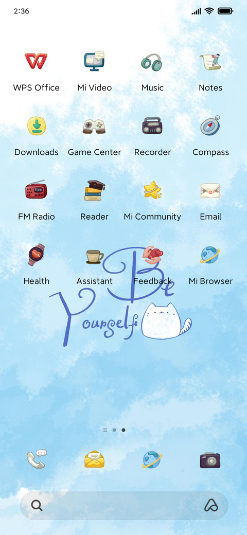 Blue kitten screenshot