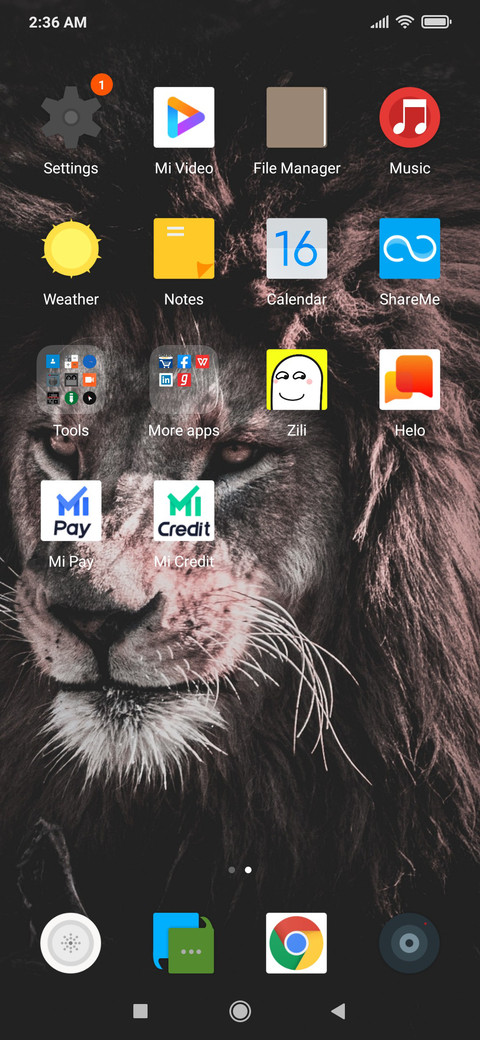 Lion Dark V10 screenshot