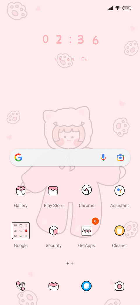 Pink cat girl screenshot