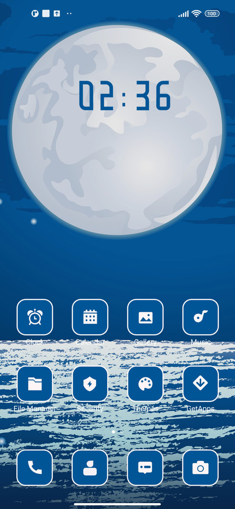 Moon Blue screenshot