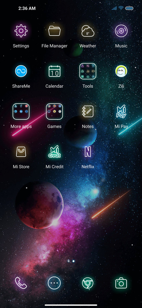 Universe planet screenshot