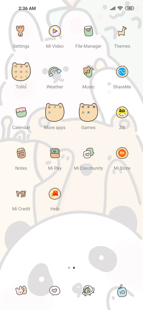 Minimalist zoo screenshot