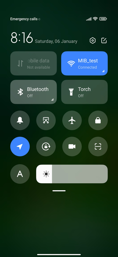 Swimming fish screenshot