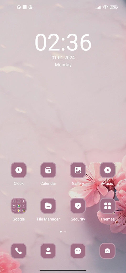 Cherry blossoms screenshot