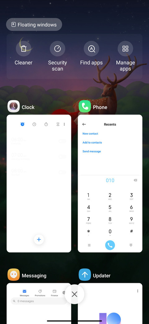 Sleeping screenshot