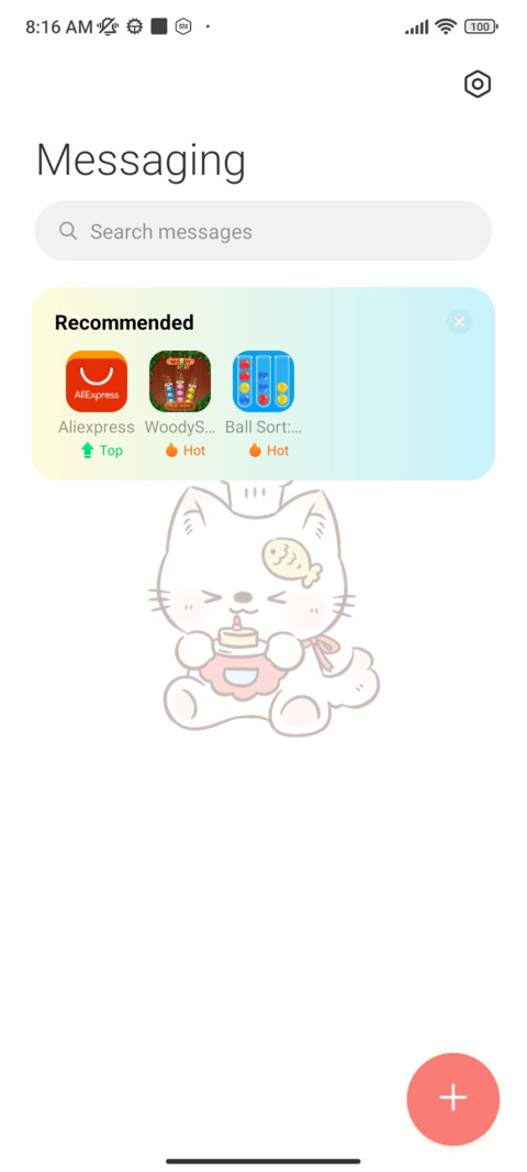 Lucky cute sticker screenshot