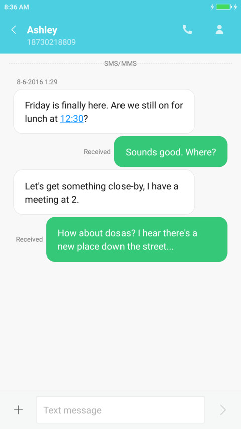 Simple iOS screenshot