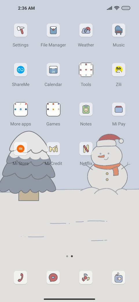 Healing the snow screenshot