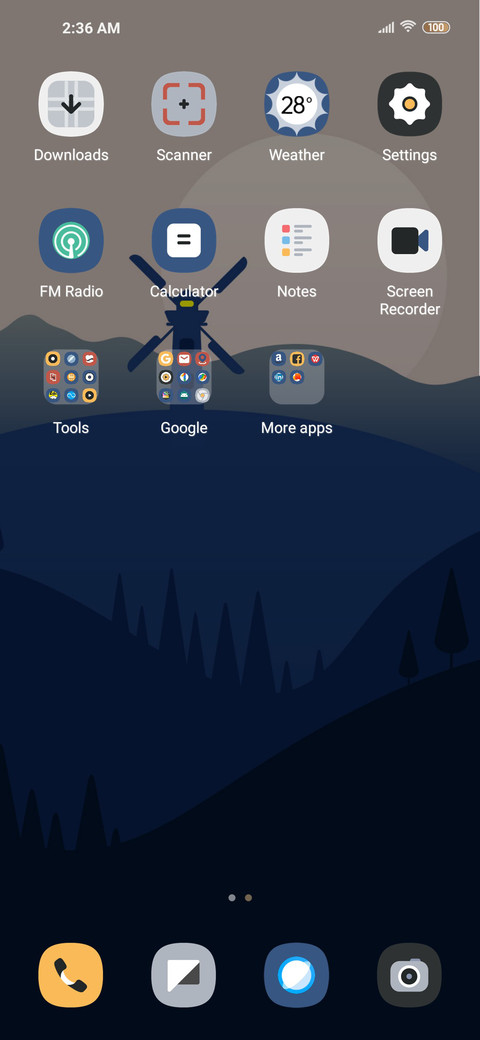 The evening breeze screenshot