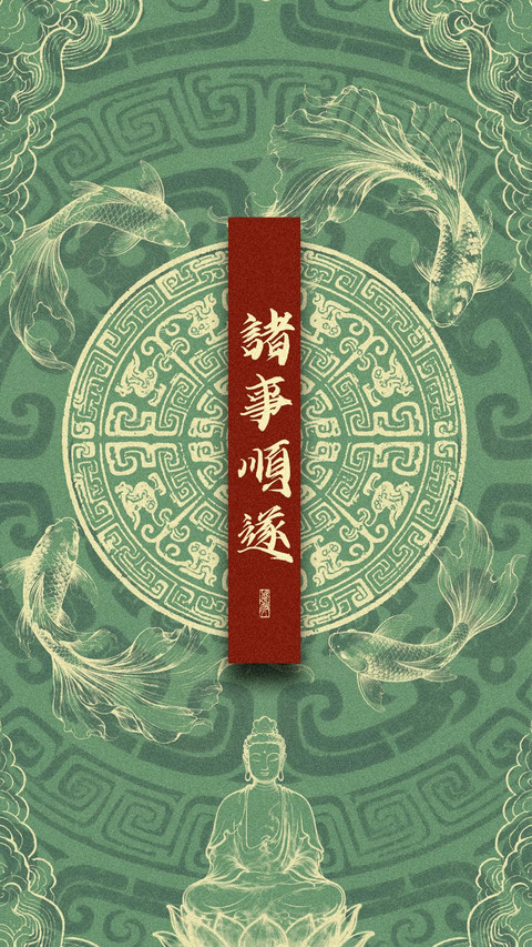 福气高能量壁纸-锐景创意 screenshot