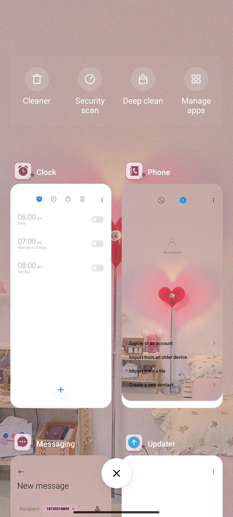 Cardiac signal screenshot