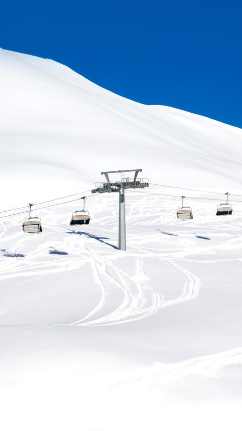 Ciampac ski area near Marmolada glacier screenshot