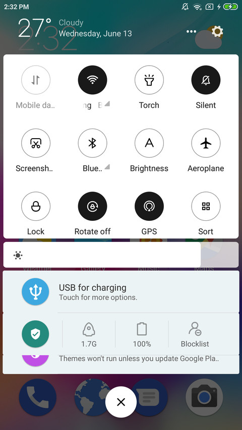 Android P DarkUi screenshot