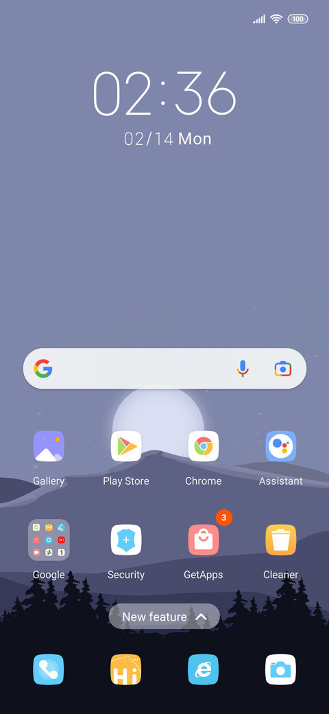 Clean screenshot