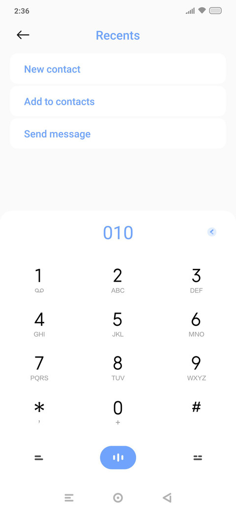 Classic minimal screenshot