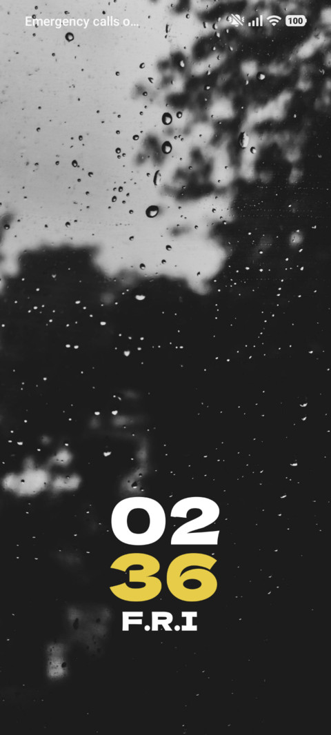 Rain Mono screenshot