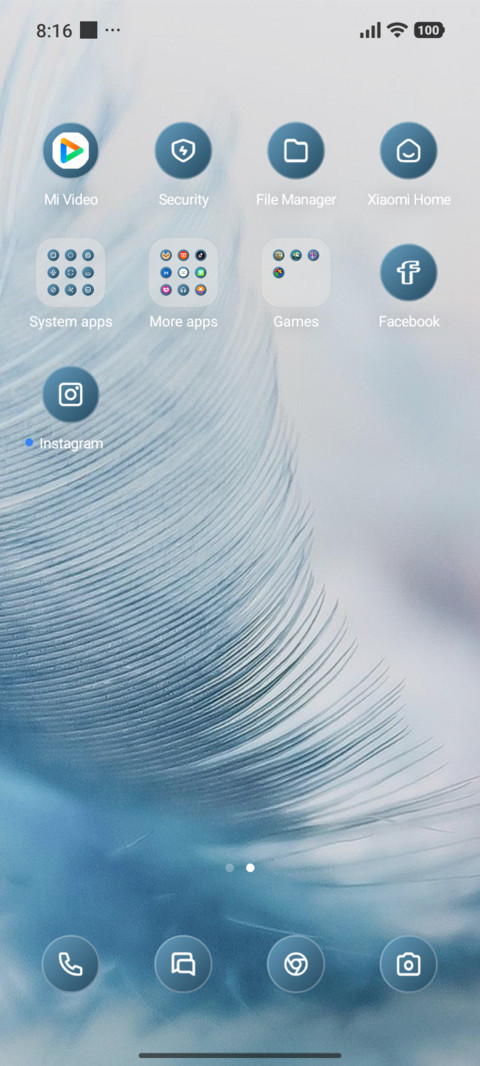 Blue Feather screenshot