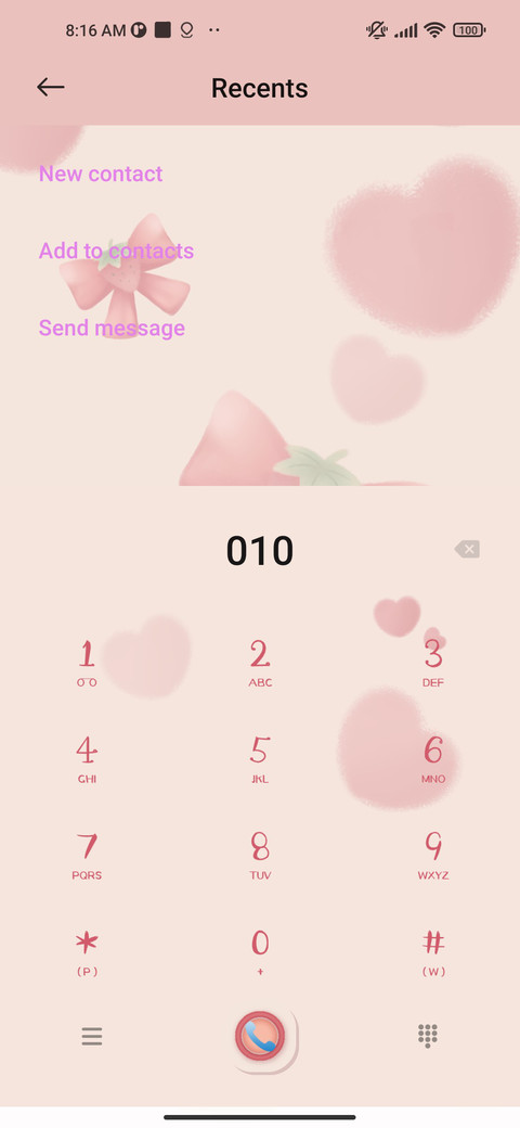 Strawberry Bowknot screenshot