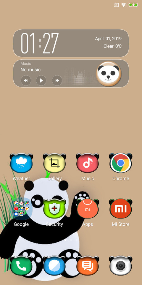 cute PANDA In Designs  screenshot