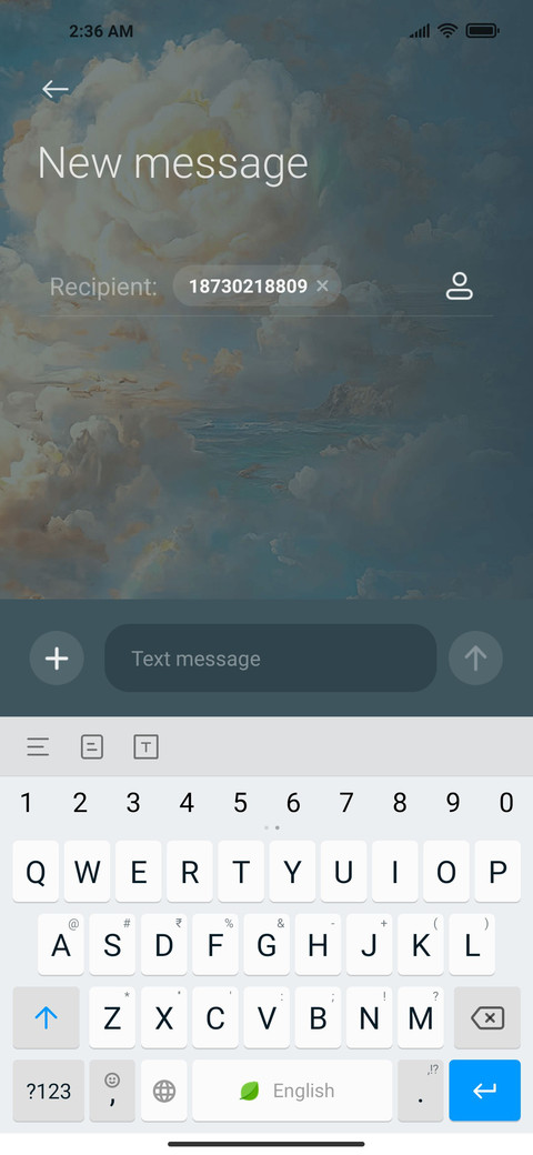 Cloud and mountain screenshot