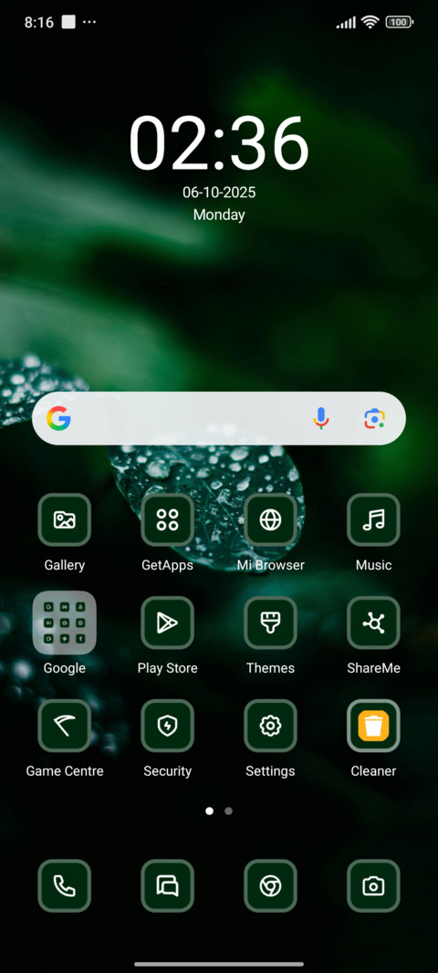 Droplets screenshot