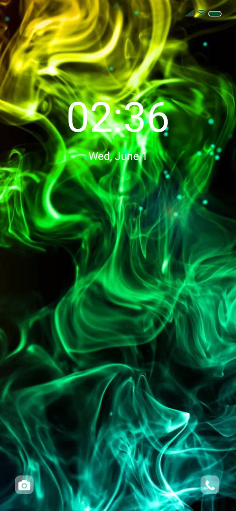 Colorful lamp screenshot