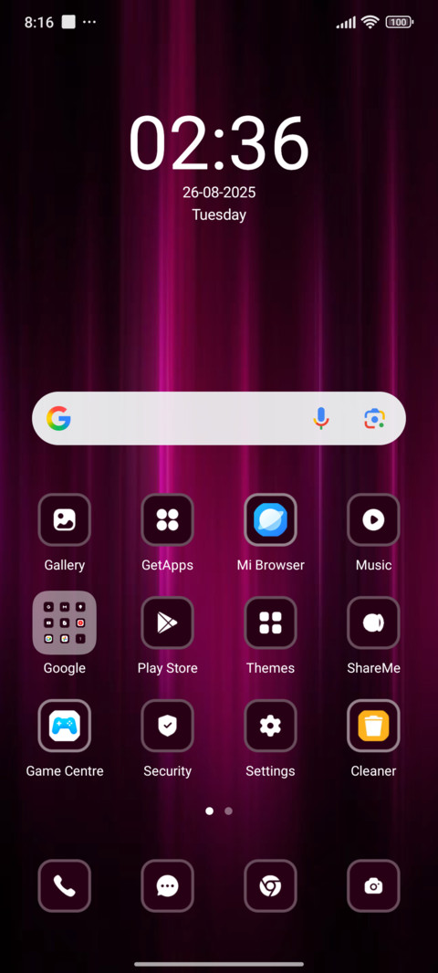 Abstract Screen screenshot