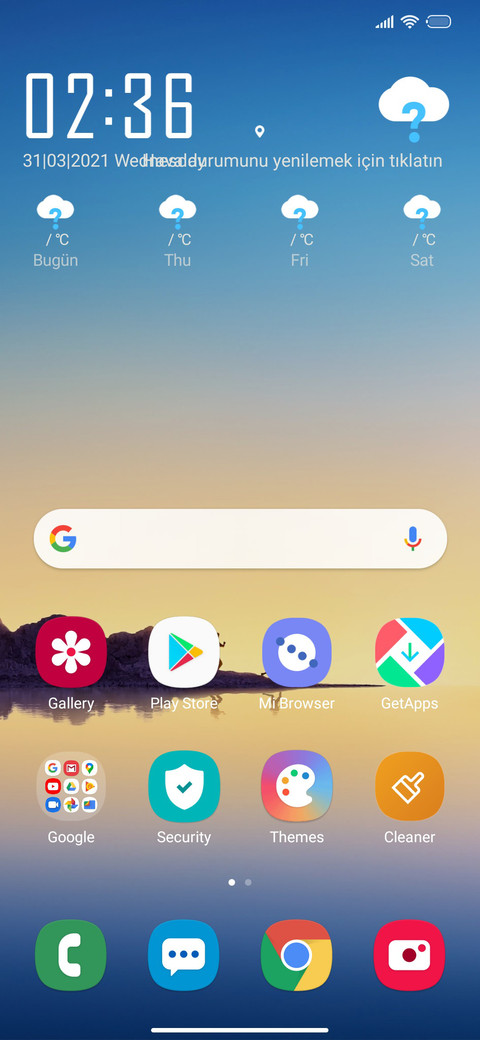 samsung mi screenshot