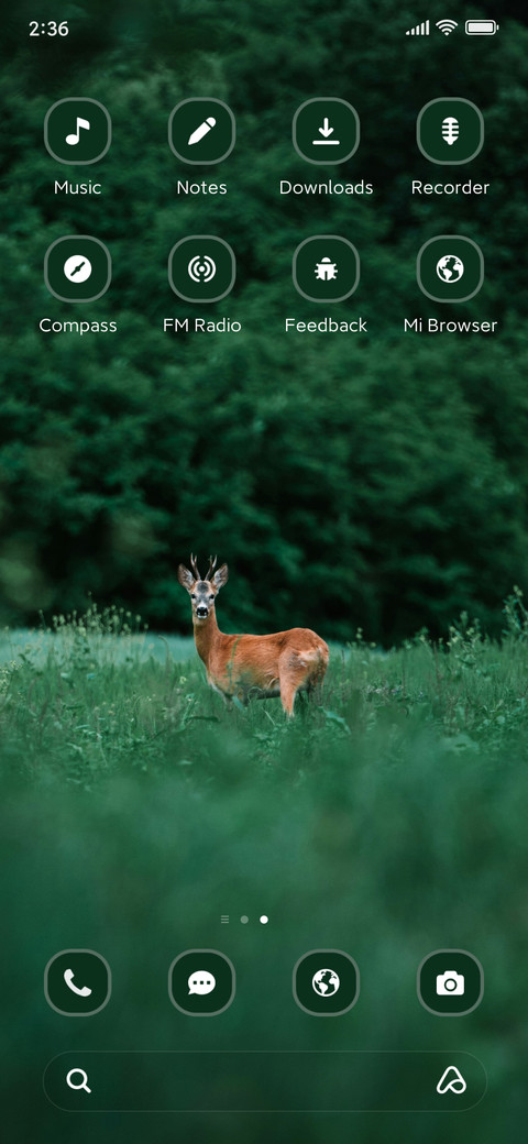 Deer in Green screenshot