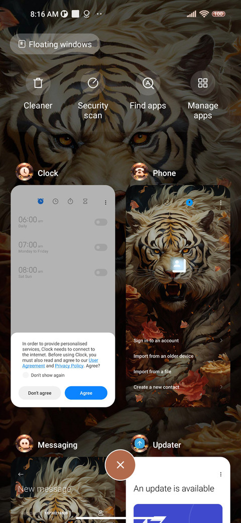 Tiger and Flower screenshot