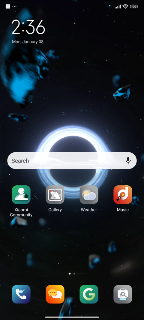 Black Hole screenshot
