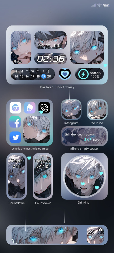 White haired boy screenshot