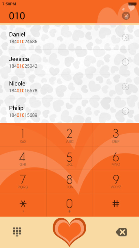  IN Orange love - animated screenshot