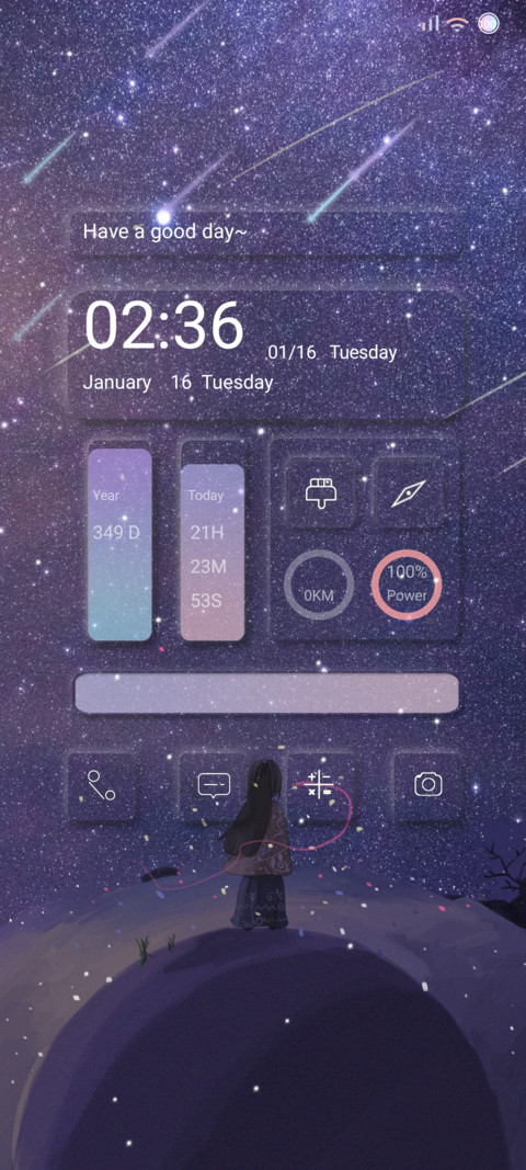 Romantic  widget screenshot