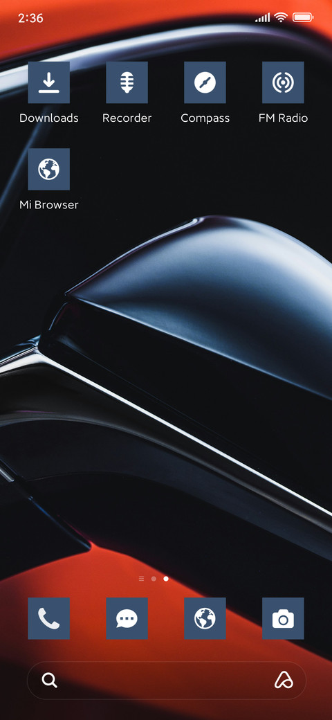 Abstract Mirror screenshot