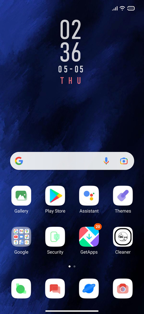 Blue Abstract screenshot