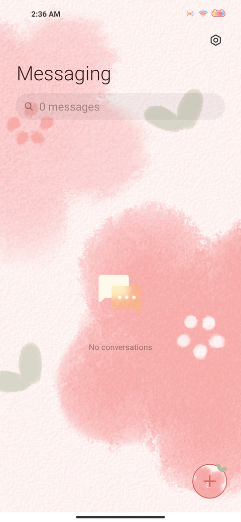Pink flowers screenshot