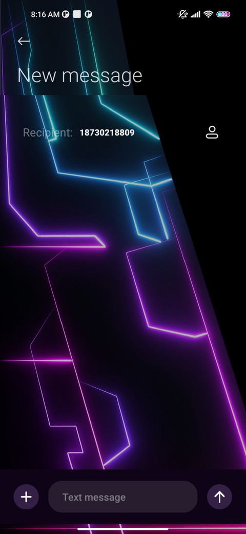 Aurora neon mirror screenshot