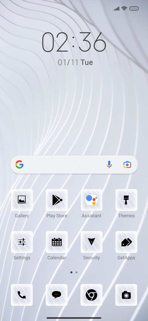 Design tria screenshot
