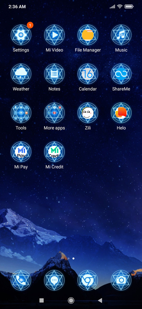 Magic array screenshot