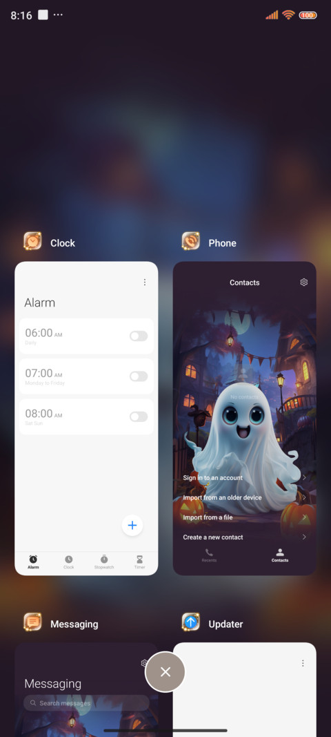 Halloween ghost screenshot