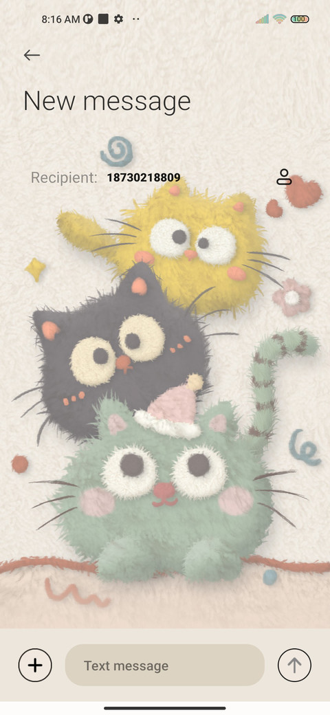 Plush kitten ball screenshot