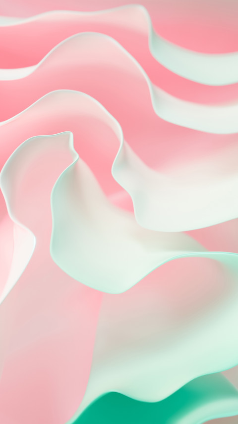 Pinkishgreen wavy folds screenshot