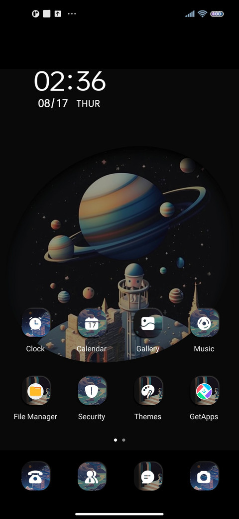 Galactic screenshot