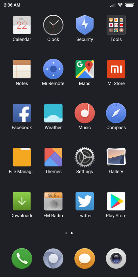 Material Dark screenshot