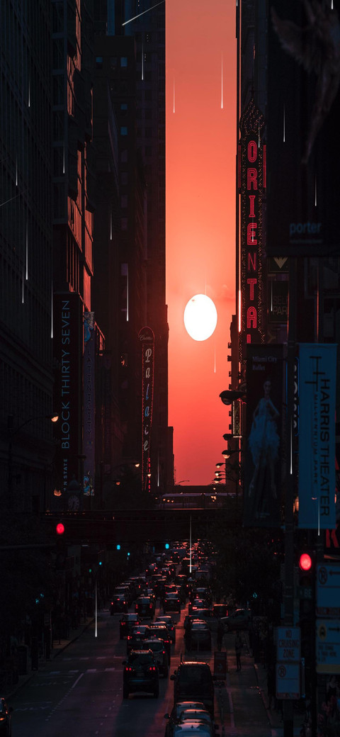 城市日落 screenshot