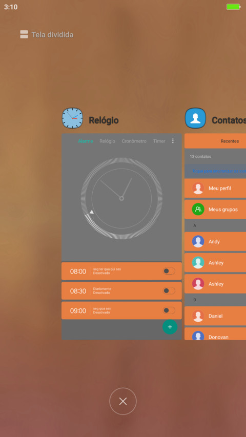 Orange Accents screenshot